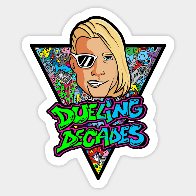 All NEW Dueling Decades Logo Sticker by Dueling Decades